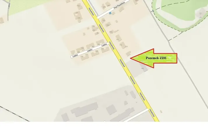 Prodej pozemku pro bydlení, Pozořice, Holubická, 1000 m2