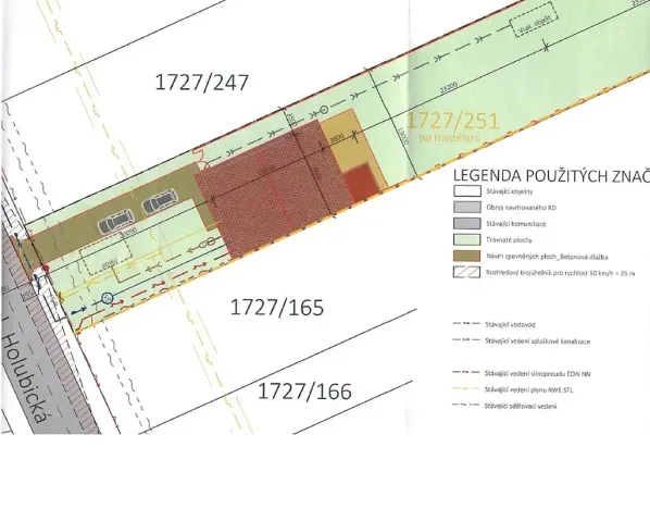 Prodej pozemku pro bydlení, Pozořice, Holubická, 1000 m2