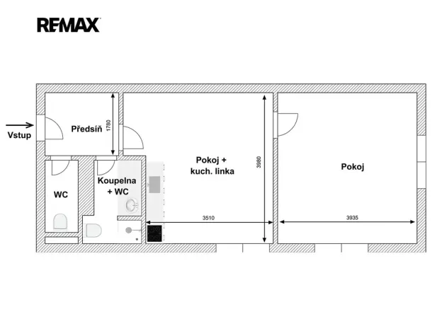 Pronájem obchodního prostoru, Praha - Podolí, Na hřebenech I, 38 m2