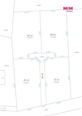 Prodej pozemku pro bydlení, Spálené Poříčí - Lipnice, 804 m2