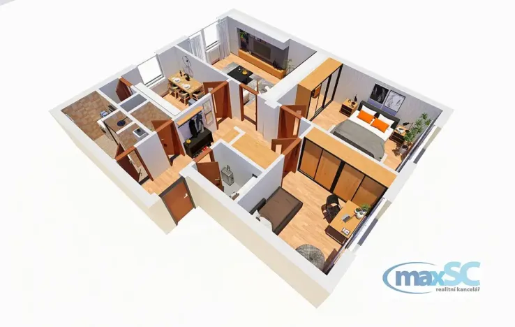 Prodej bytu 3+1, Hradec Králové, Pouchovská, 80 m2