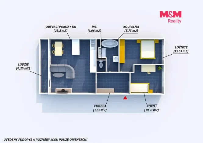 Prodej bytu 3+kk, Praha - Lhotka, Novodvorská, 67 m2