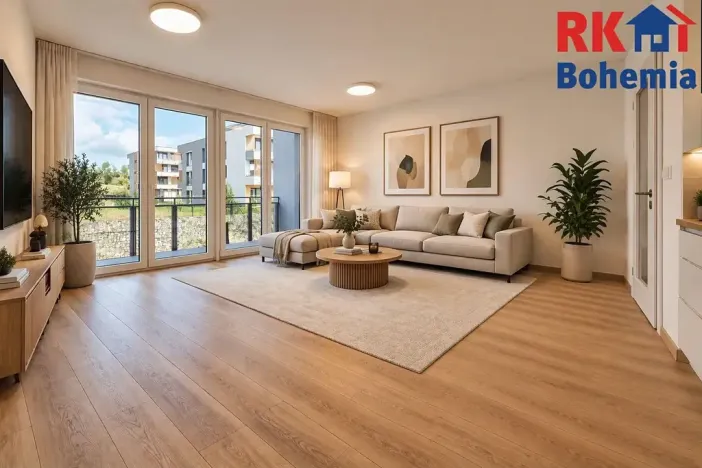 Pronájem bytu 1+kk, Praha - Dolní Počernice, 45 m2