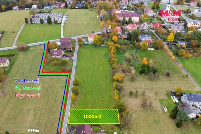 Prodej pozemku pro bydlení, Havířov - Bludovice, 1000 m2