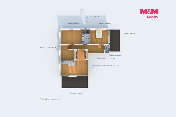 Pronájem rodinného domu, Druztová, 115 m2