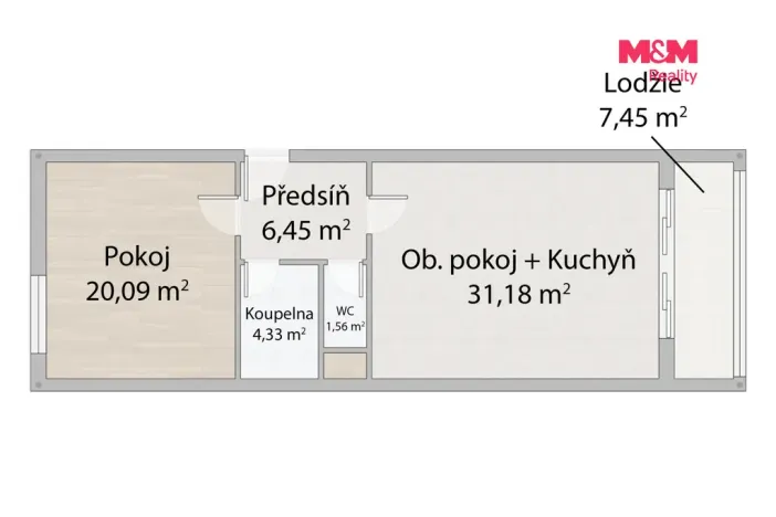 Prodej bytu 2+kk, Plzeň - Jižní Předměstí, Železná, 65 m2