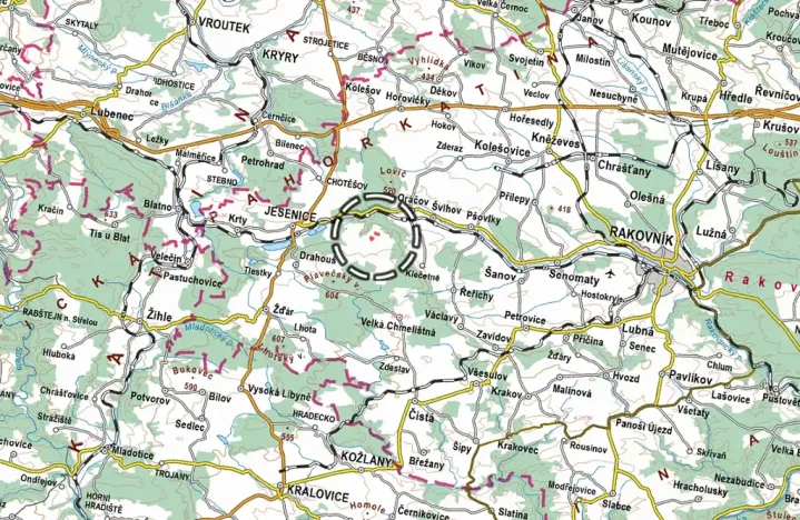 Prodej pole, Jesenice, 5948 m2