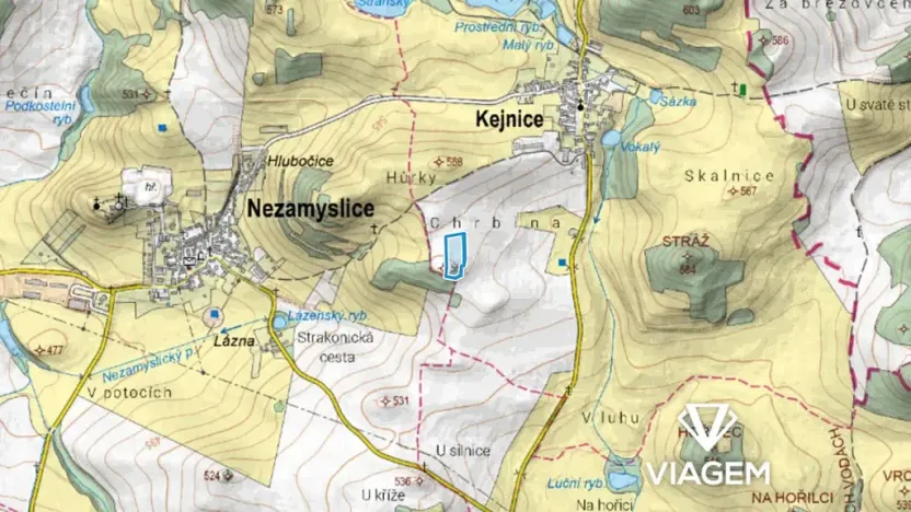Prodej podílu pole, Kejnice, 1309 m2