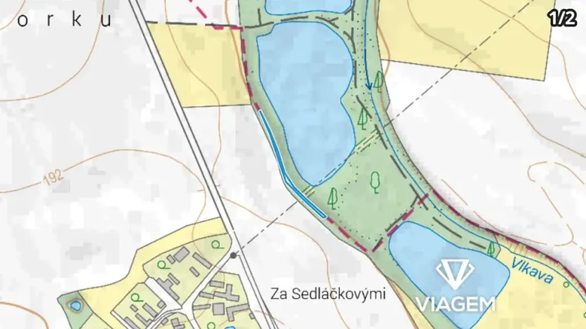 Prodej pole, Kostomlaty nad Labem, 625 m2