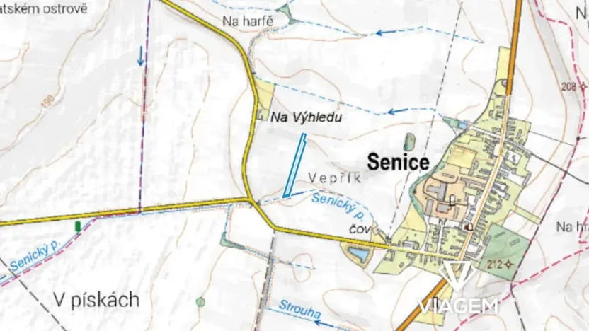 Prodej podílu pole, Senice, 2572 m2