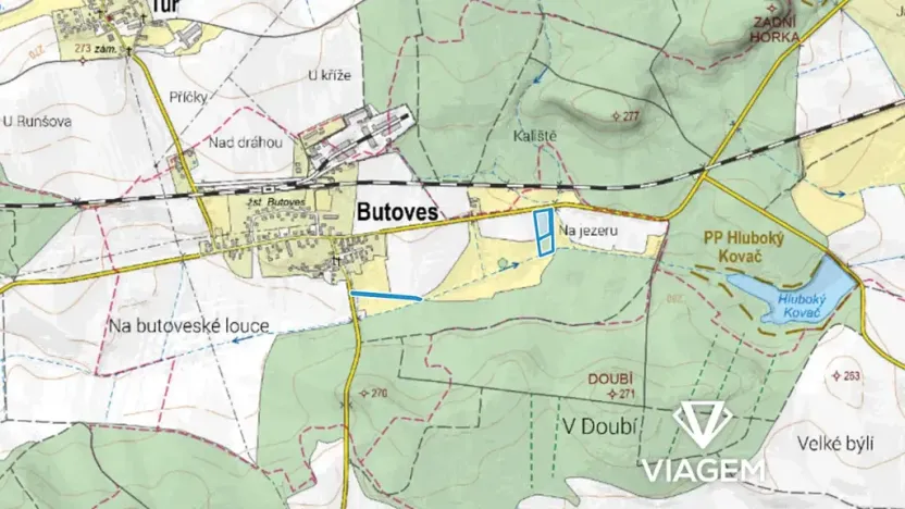 Prodej podílu pole, Butoves, 3101 m2