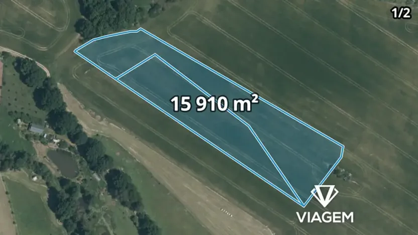 Prodej podílu pole, Veliš, 3155 m2