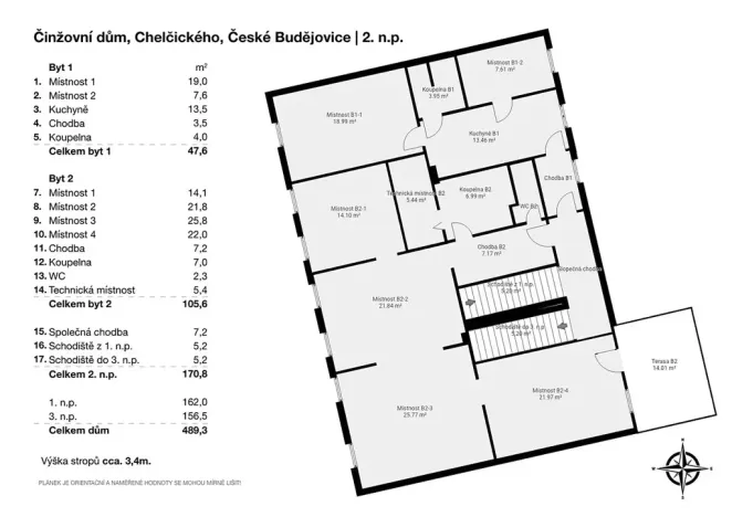 Prodej komerční nemovitosti, České Budějovice, Chelčického, 489 m2