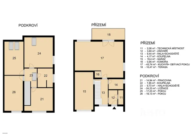 Prodej rodinného domu, Čížová, 174 m2