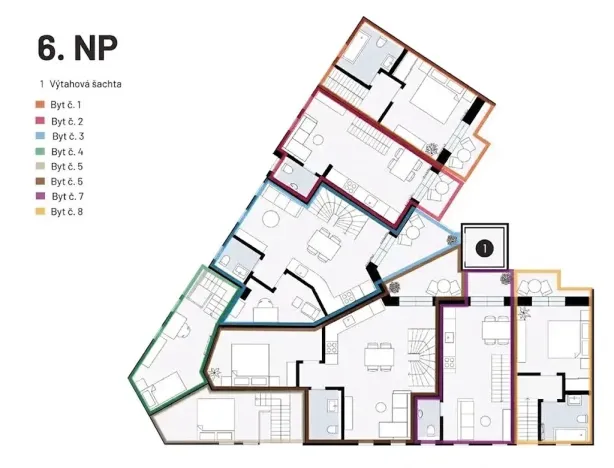 Prodej bytu 2+kk, Praha - Žižkov, Seifertova, 56 m2