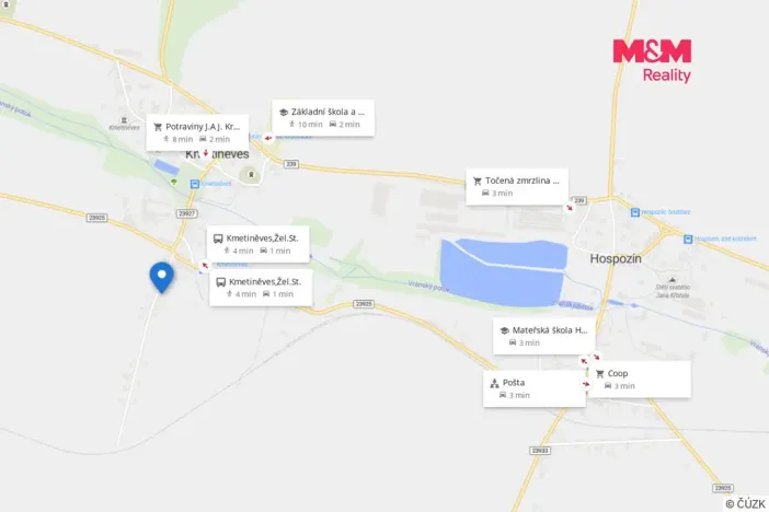 Pronájem rodinného domu, Kmetiněves, 116 m2