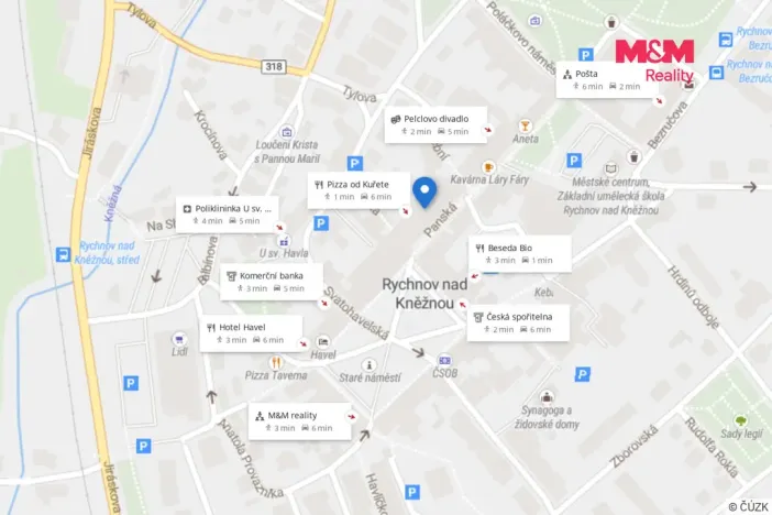 Prodej obchodního prostoru, Rychnov nad Kněžnou, Panská, 489 m2