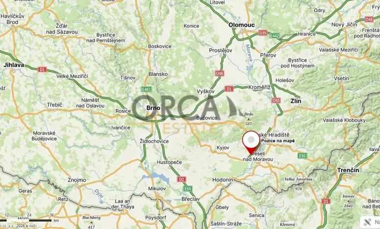 Prodej pole, Moravský Písek, 1125 m2