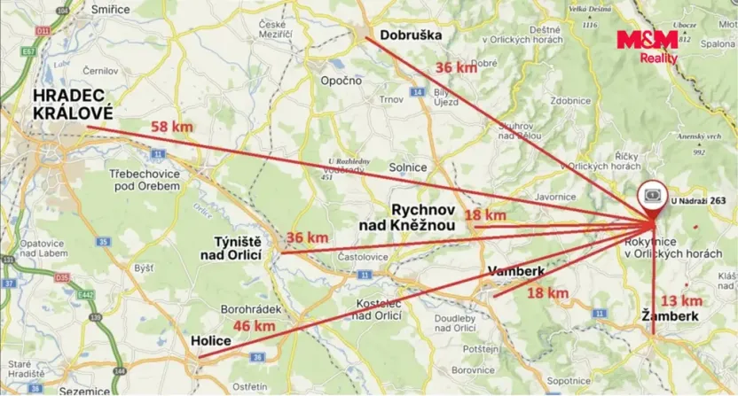 Prodej bytu 2+1, Rokytnice v Orlických horách, U Nádraží, 59 m2