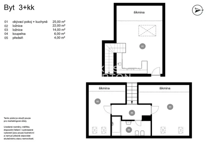 Prodej bytu 3+kk, Praha - Nové Město, Řeznická, 72 m2