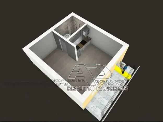 Prodej bytu 1+kk, České Budějovice, E. Beneše, 34 m2
