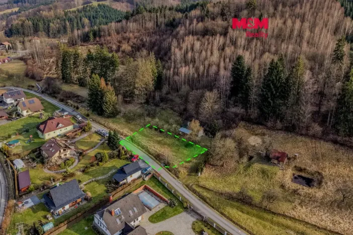 Prodej pozemku pro bydlení, Bystřička, 693 m2