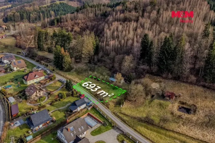 Prodej pozemku pro bydlení, Bystřička, 693 m2