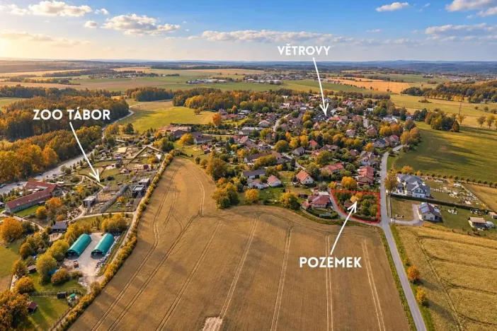 Prodej pozemku pro bydlení, Tábor, 1257 m2