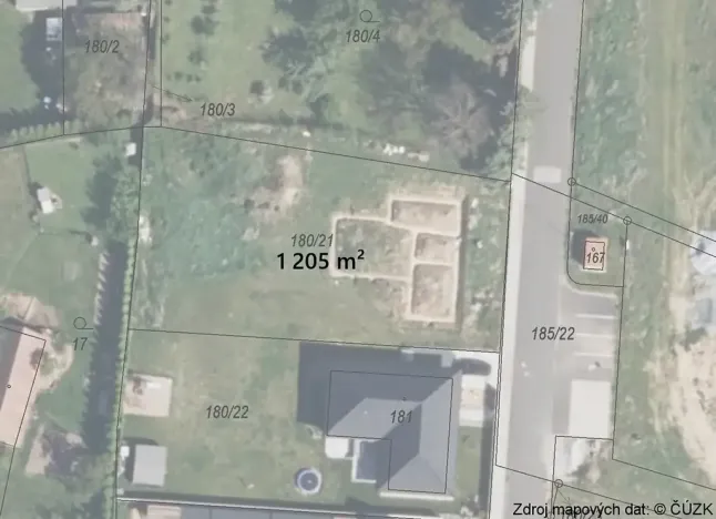 Prodej pozemku pro bydlení, Vyžice, 1205 m2