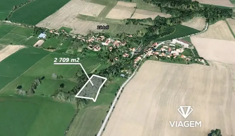 Prodej zahrady, Zádolí, 2709 m2