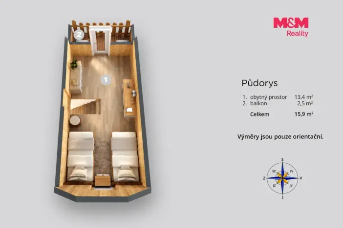 Prodej zahrady, Dobkovice - Prosetín, 619 m2