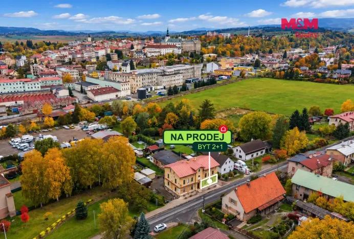 Prodej bytu 2+1, Broumov - Velká Ves, třída Osvobození, 63 m2