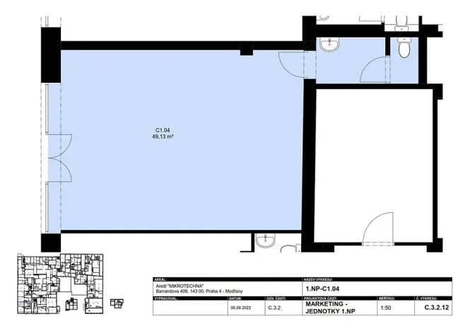 Pronájem obchodního prostoru, Praha - Modřany, Modřanská, 49 m2