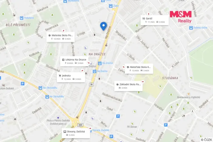 Pronájem bytu 3+1, Pardubice - Bílé Předměstí, Na Drážce, 67 m2