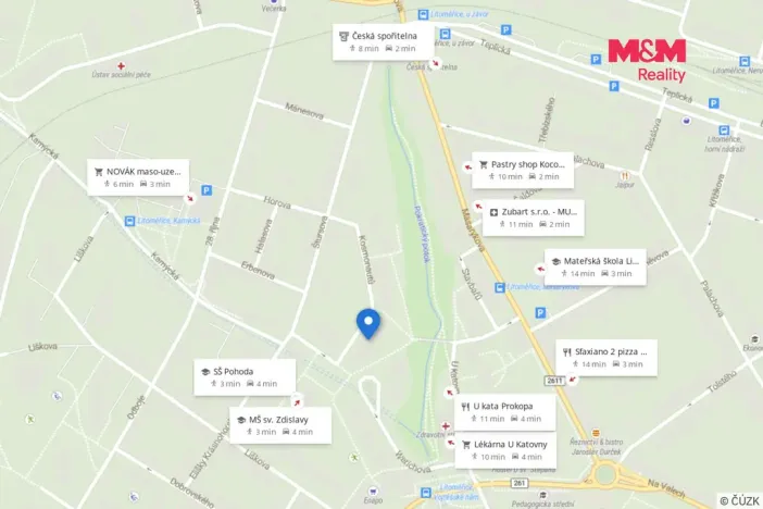 Prodej bytu 2+kk, Litoměřice - Předměstí, Kosmonautů, 67 m2