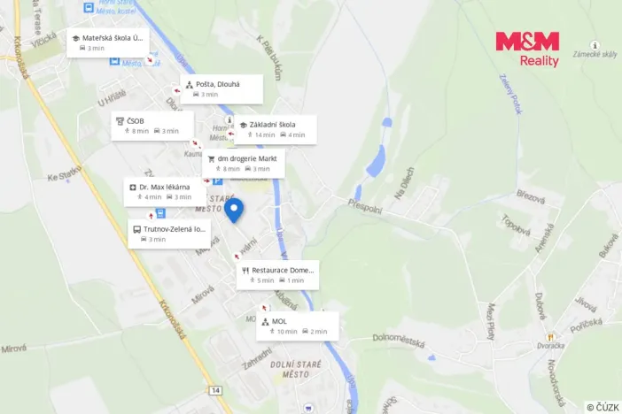 Prodej bytu 1+kk, Trutnov - Horní Staré Město, Sněženková, 33 m2