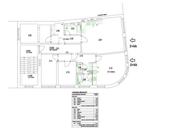Pronájem bytu 2+kk, Aš, Nádražní, 68 m2