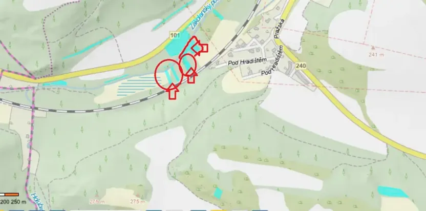 Prodej lesa, Kralupy nad Vltavou, 3462 m2