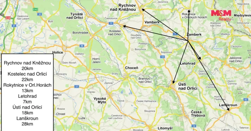 Prodej bytu 3+1, Žamberk, Dukelská, 73 m2