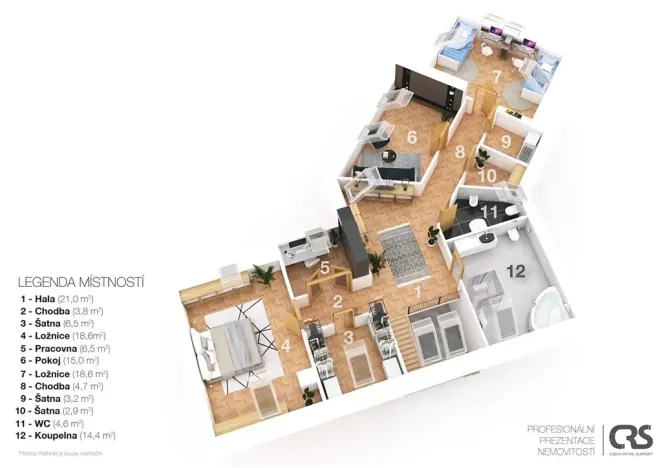 Prodej rodinného domu, Třebotov, V Zálesí, 300 m2