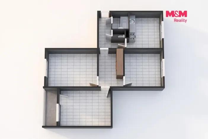 Prodej bytu 3+1, Cheb, Dvořákova, 75 m2