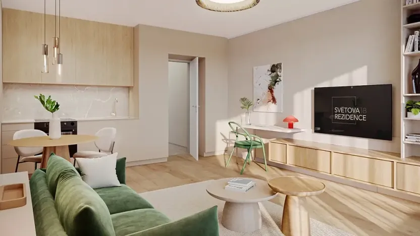 Prodej bytu 2+kk, Praha - Libeň, Světova, 35 m2